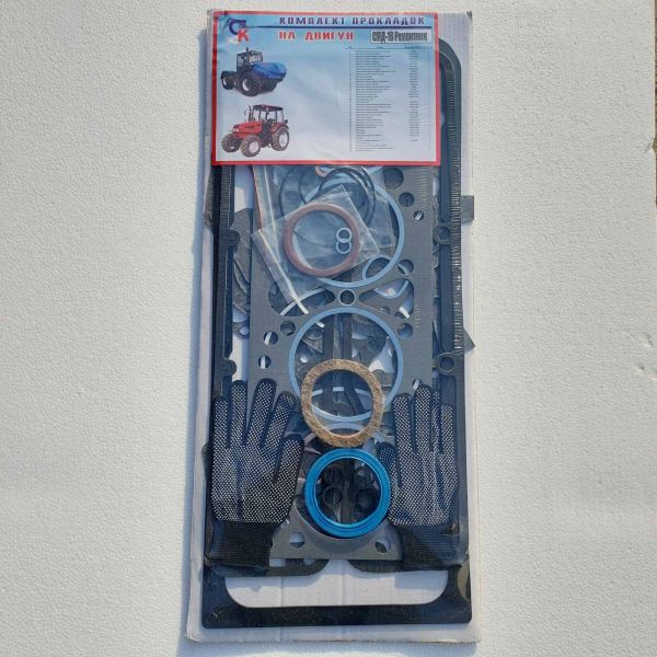 Комплект прокладок СМД-18 (повний)(Ремонтник)( 40-поз)(пароніт 1,0-1,5мм)