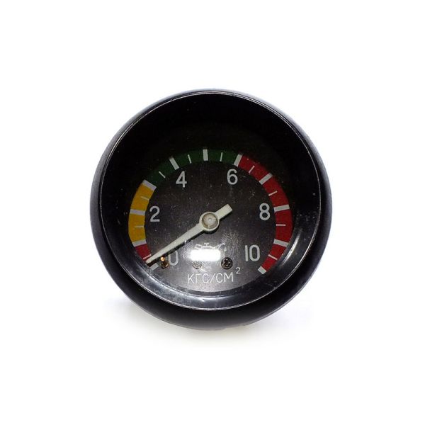 Покажчик тиску оливи 0-10 кгс/см2 механічний з кольоровою шкалою (в-во S.I.L.A. AC) 14.3830010-03 (1908.3830)