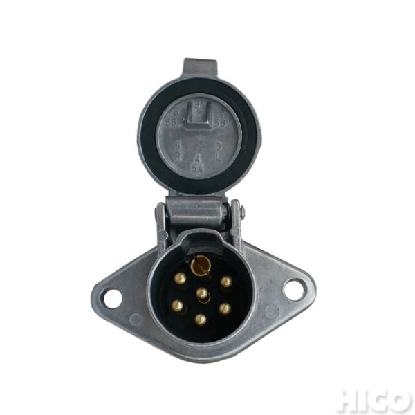 Розетка 7PIN полюс.S TYPE алюміній (RIDER) RD 87.83.91,FE05063