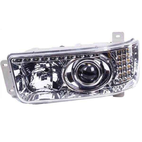 Фара головна (блок-фара) права Маз Євро-3 з ходовими вогнями (DRL) 30.3775-01