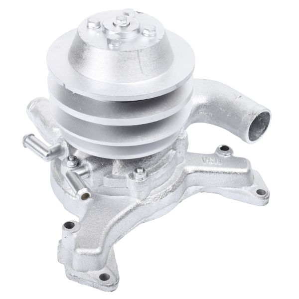 Насос водяний ЗІЛ-130 (чавун) в зборі зі шківом та фітингами (в-во S.I.L.A. AC) 130-1307010