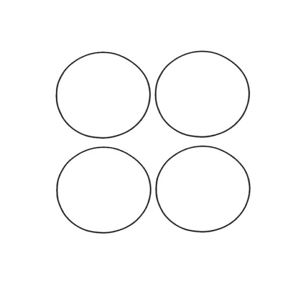 Прокладки під гільзу (к-т) MAN D2840/D2866/D2876 (1CYL) (в-во Payen) HL5191,216.930/216930,50006657