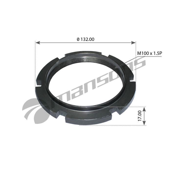 Гайка ступиці задньої MAN TG-A,81906200092,FE106416,SAMPA022.279
