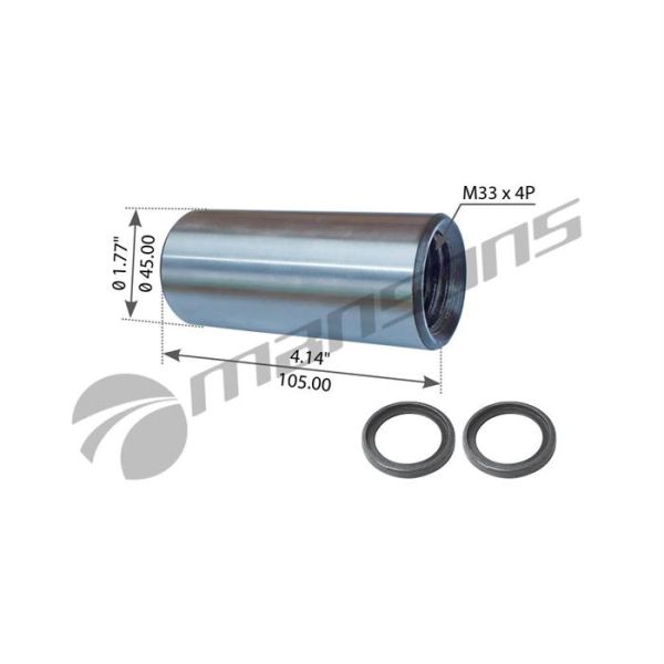 Втулка ресори передньої Volvo FH12 (M33) з ущільненням,10757268,FE11786,SAMPA030.127