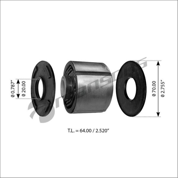 Сайлентблок кабіни IVECO1908675,500331831,AUG51997,FE28001,AUG52000