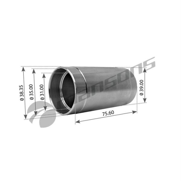 Втулка ресори передньої DAF 95/95XF стальна,0679253,050.045,FE12352