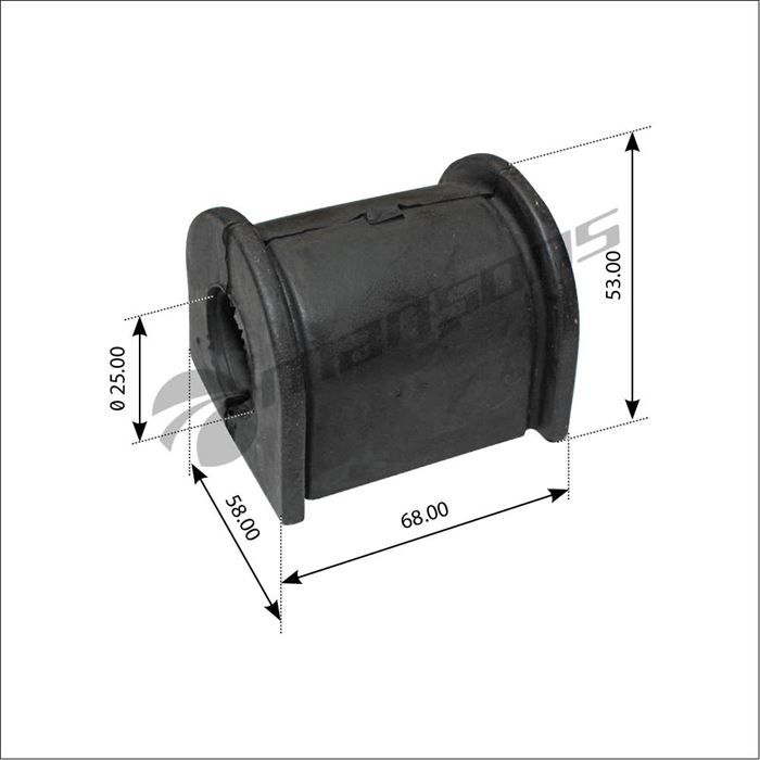 Втулка стабілізатора переднього DAF LF45,1401850,FE44671,SAMPA051.018,AUG71420