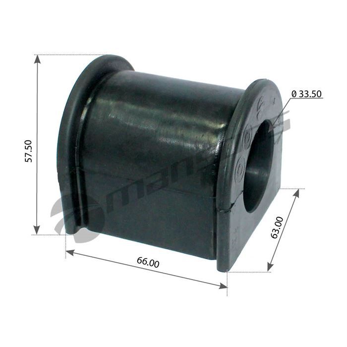 Втулка стабілізатора переднього DAF LF45/55, CF65,1400147,FE46443,SAMPA050.087