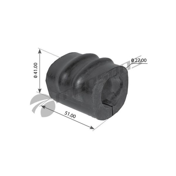 Втулка стабілізатора переднього MAN G90/L2000,81962100278,FE10857,SAMPA020.043
