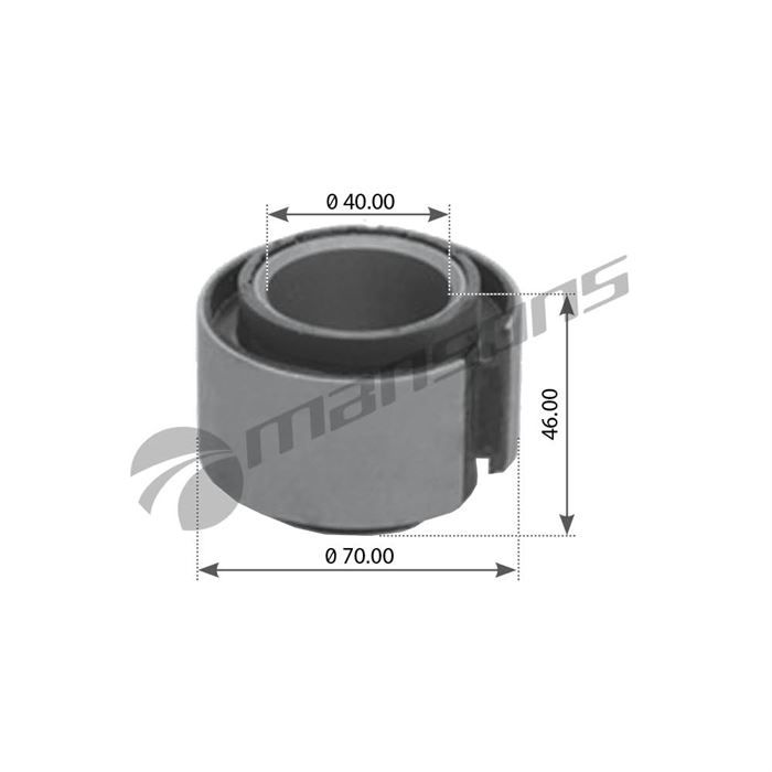 Втулка стабілізатора переднього/заднього MB Actros,0003237485,SAMPA011.142,FE21544