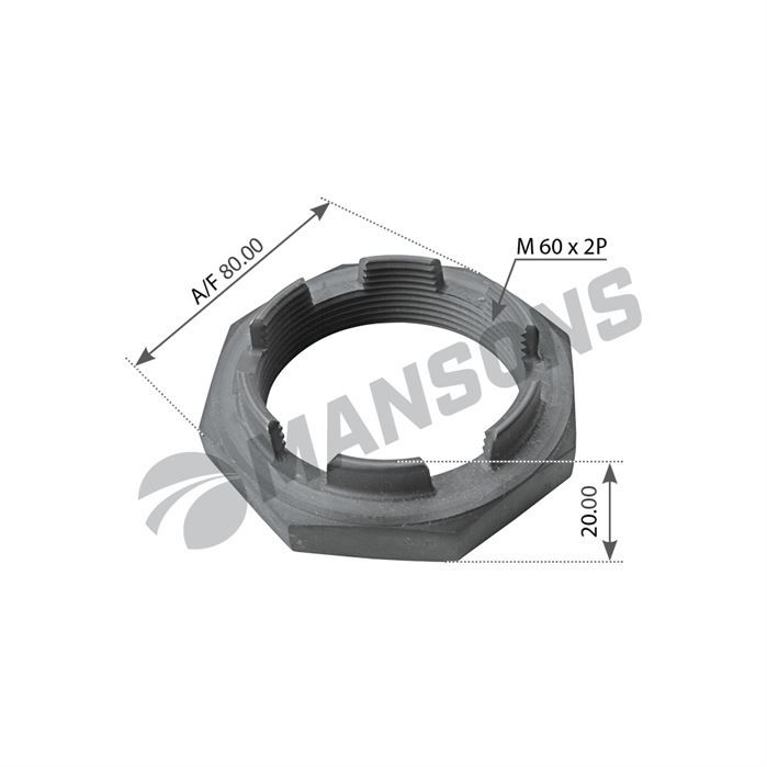 Гайка ступиці передньої Scania1873183,1356196,FE18203,AUG54266