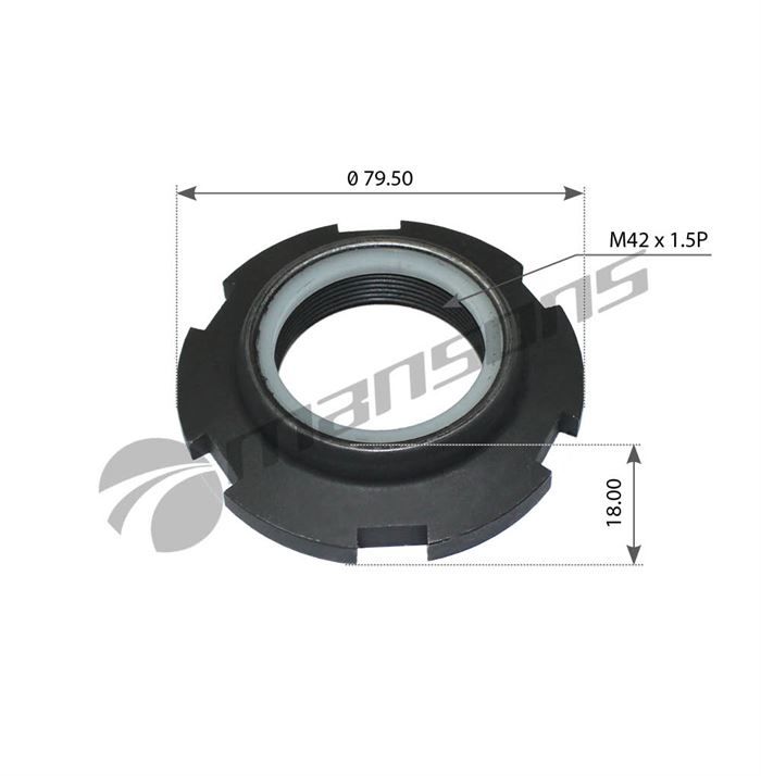 Гайка ступиці передньої MAN TG-L,81906200098,AUG81511,SAMPA023.301