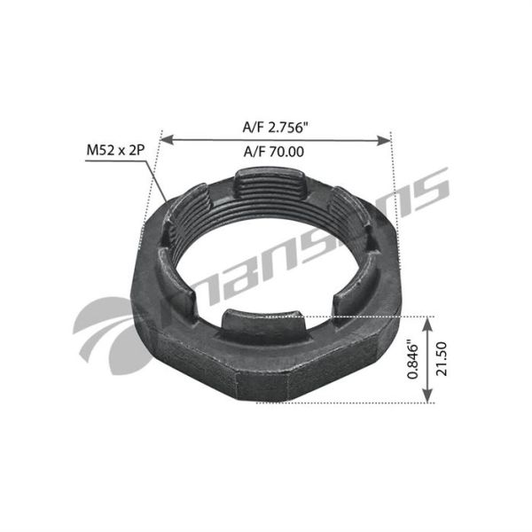 Гайка ступиці передньої Volvo FH12/FM12, RVI Magnum/Premium DXI,7420456099,FE104381,AUG55767