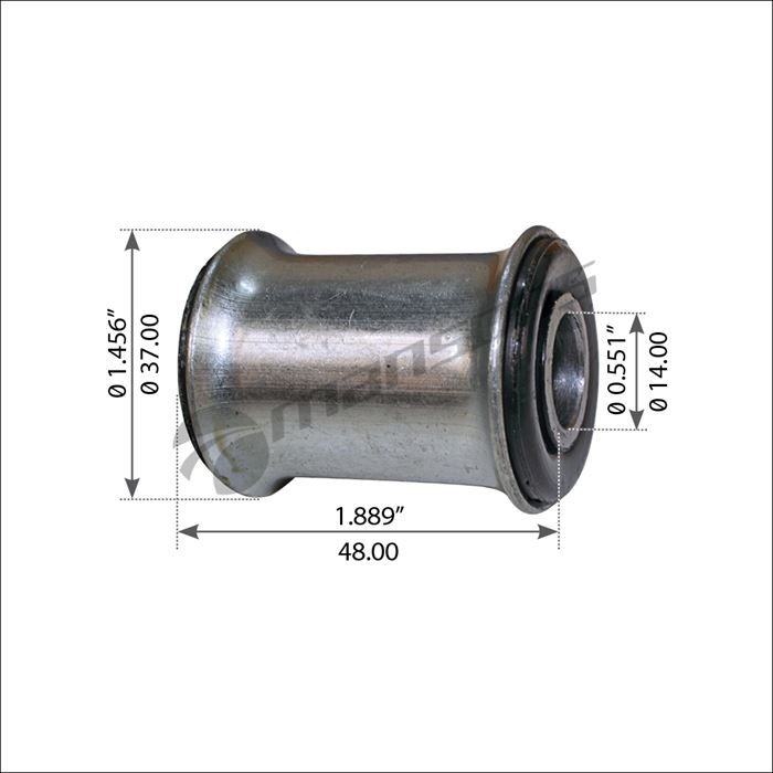 Сайлентблок кабіни MAN F2000 задній,81962100369,FE11553,AUG51503