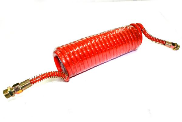 Шланг повітряний кручений М22х1,5/М16х1,5 червоний L=3,5м (в-во S.I.L.A. AC) 1294457 PA12