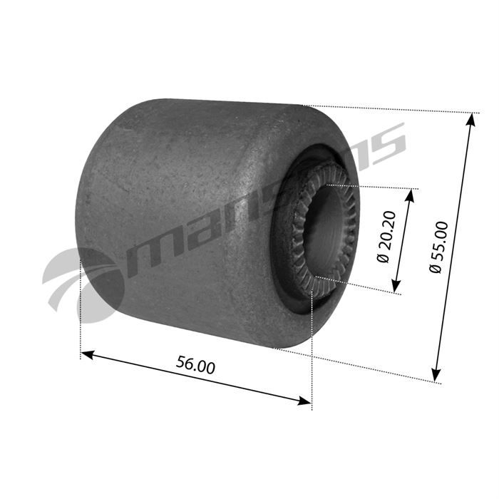 Втулка стабілізатора заднього DAF 95XF,0295726,AUG51859,FE10239,SAMPA050.022