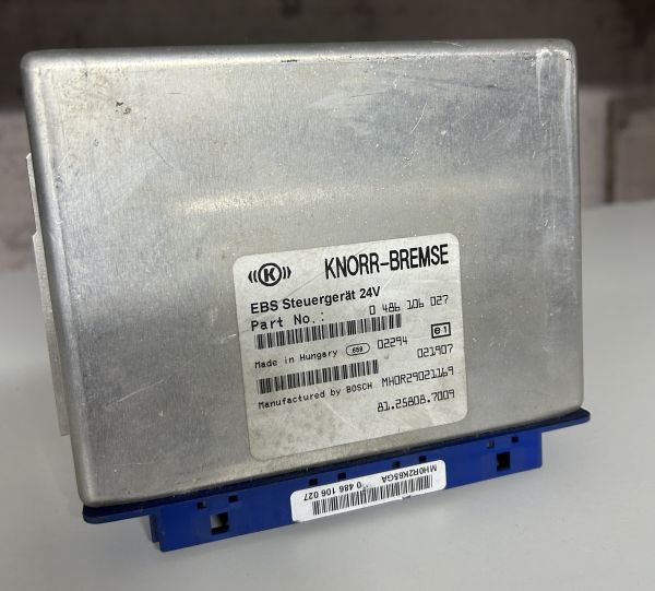 Блок керування ЄБС MAN 81.25808-7009 Knorr-Bremse 0486106027