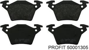 Колодки гальмівні дискові PROFIT 5000-1305 (MERCEDES V CLASS, VITO 97-03) задні