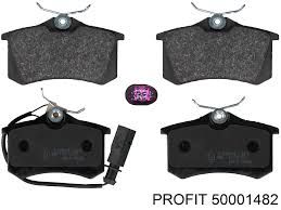 Колодки гальмівні дискові PROFIT (VW TRANSPORTER (T4) 90-03, SHARAN 00-,SEAT ALHAMBRA 00-,) задні,0986424559