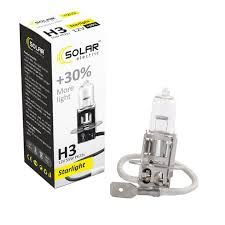 Лампа "SOLAR" Н 3 12V 55W  +30%