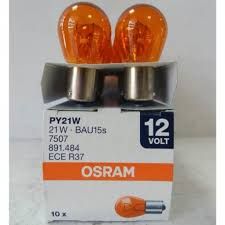 Лампа OSRAM 12V 21W оранж