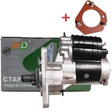 Стартер редукторний 12В 3,5 кВт (бендекс 40мм)(TM JFD) (МТЗ) (з плитою) 1235112