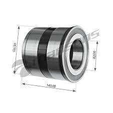 Блок-підшипник ступиці MB ACTROS/Schmitz Cargobull,VKBA 5552,805003A.H195,VKBA 5419
